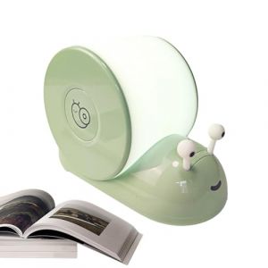 Siuwddee Lampe animale, lampe escargot | Lampe fantaisie USB à lumière blanche 6500 K, décoration d'escargot | Lampe de chevet à gradation continue, capteur Pat Light, 800mAh, Base magnétique, lampe (siuwad, neuf)