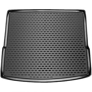 ELMASLINE Bac de coffre en caoutchouc 3D pour Mercedes Classe E 2016-2023 Break (S213) | Tapis de coffre - Accessoires (herneland, neuf)
