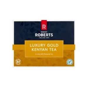 Robert Roberts Luxury Kenyan Fairtrade Tea 80 (ISE Forest & Garden, neuf)
