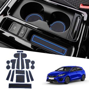 Ruiya Compatible avec Kia Ceed SW GT Proceed GT | XCeed GT 2018-2024 2025 Tapis Anti-d&eacute;rapants, Tapis Antid&eacute;rapant en Caoutchouc Couture de Porte Antid&eacute;rapant Tapis Kia Ceed Accessoires (YEEP IN, neuf)