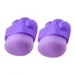 Ipetboom 2 Pi&egrave;ces Pinceau Forme De Patte De Chaton Pour Maquillage Outil Cosm&eacute;tique Compact Pour Fond De Teint Anti-imperfections Blush Et Poudre (hikarish, neuf)