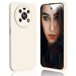 DESSEN Coque pour Huawei Honor Magic 4 Lite (4G/5G) / Honor X9 5G &Eacute;tui - Silicone Housse Antichoc Protection Case Souple Mince TPU Cover Bumper Anti-Empreinte, Blanc (Woshanya, neuf)