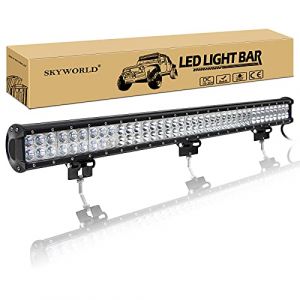 SKYWORLD 91cm 234W Barre Lumineuse LED de Travail, Étanche Barre LED Bar Rampe Feux Antibrouillard Phare de Travail LED12V 24V pour 4x4 Offroad Voiture Véhicule Camion Tracteur Quad Bateau 6000K (SKYWORLD-EU, neuf)