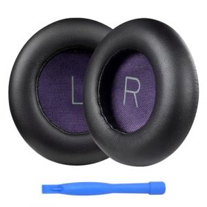 MMOBIEL Remplacement Coussinets d'oreille pour Plantronics BackBeat Pro 1 Casque Protein PU Coussinet Casque - Coussinets de Rechange - Noir (Menko Telekom, neuf)