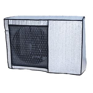 Anawakia Couverture ext&eacute;rieure de climatiseur Fait de Film d'aluminium Anti-poussi&egrave;re Housse Climatiseur Exterieur Couverture ext&eacute;rieure de climatiseur Anti-poussi&egrave;re (Ouvert,74 * 26 * 54cm) (Anawakia, neuf)