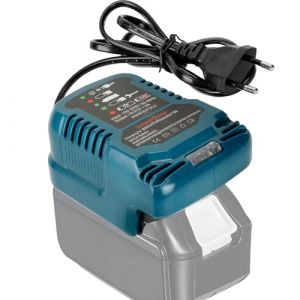 Chargeur de Rechange pour Makita Batterie Professional 18 V, Chargeur Rapide Portable avec Affichage LED pour Makita Batterie 18V BL1815N BL1830 BL1840 BL1850B BL1860 (pour Makita) (Carpower, neuf)