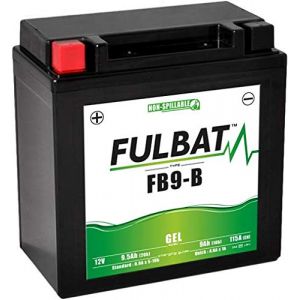 Fulbat YB9 YB9-B Batterie à gel pour Piaggio Cosa/Vespa PX 125 150 200 Démarrage électrique (Ponera, neuf)