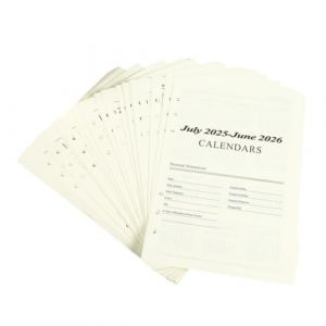 Recharge pour Agenda Journalier 2025 2026,176 Feuilles A5 Refill Papier Ligne Agenda Journalier Daily Planner Refills Recharge Organiseur pour Cahier,Vroquis,Peinture(Juillet 2025 - Juin 2026) (xxiang shop, neuf)