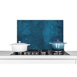Credence Pierre naturelle - Béton - Pierre - Bleu Fond de hotte 70x50 cm Credence aluminium Plaque inox de cuisine (WallCircle, neuf)