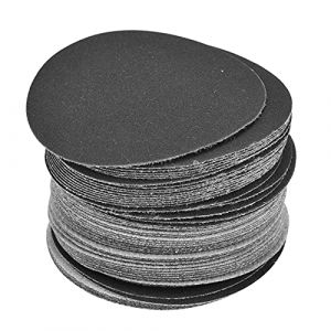 50pièces Papier Abrasif 75mm, Disque de Ponçage de 400 Grain, Papier de Polissage, Ponceuse Disque Ponçage Papier Papier poncer carrosserie 75mm pour Meulage et Polissage (Luoyuuk, neuf)