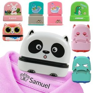 Tampon Prenom Vetement Enfant Personnalis&eacute;, Tampon Encreur Textile Personnalisable Vetement, Nominatif Personnalis&eacute; Vetement Enfant, Tampon Nominatif Pour Marquer Les V&ecirc;tements (yueshishangmao, neuf)