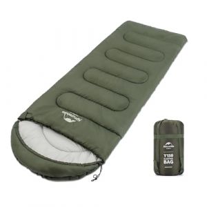 Naturehike Sac de Couchage Compact 3 Saisons,Confortable Surdimensionné 220x85cm adapté Adultes,Combiner dans Un Sac de Couchage 2 Personnes,Ultra léger Portable,avec Sac de Compression (Naturehike Europe Store, neuf)