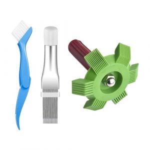 Peigne &agrave; ailettes pour climatiseur &ndash; &Eacute;vaporateur AC, accessoires m&eacute;nagers d'int&eacute;rieur | Application multi-usage, fonction, ailettes, condensateurs, radiateurs, soin d&eacute;licat, peigne en acier (zhenminge, neuf)