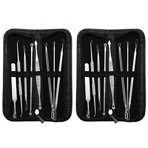 Tynmoel 16x Kit A Outils Professionnelle pour Retirer Le Comedon Outil de Retirer de Boutons Acne Comedon Outil de (Liujinshangmao, neuf)