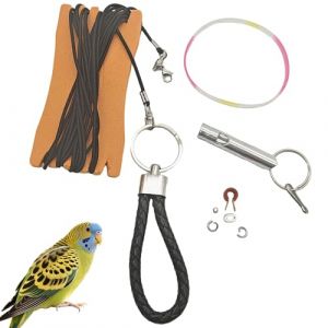 Hayaww 3 m Harnais Perroquet Laisse Perruche Harnais Perroquet Corde Volante Harnais pour Perroquet Laisse Harnais pour Oiseaux Perruche Corde D'entraînement Laisse pour Petit Perroquet (3 m) (guangzhouweizhenkejiyouxiangongsi, neuf)
