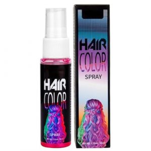 Spray Colorant Capillaire Temporaire, Spray Vert Cheveux Temporaire, Sprays Cheveux Violet, Coloration Cheveux Violet, Sprays Colorant Cheveux, Non Collante Pour Cosplay, F&ecirc;te, Diy (Rose) (9suYzi, neuf)