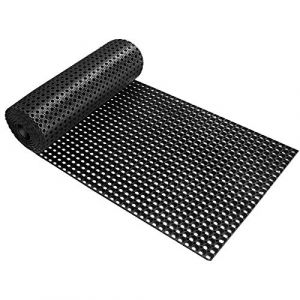 etm Tapis alvéolaire en Caoutchouc – Tapis d'entrée grattoir antidérapant – Tapis caillebotis Ultra-résistant – Excellente capacité de Drainage Octo Door (23 mm, 50 x 100 cm) (Velvet Trading, neuf)