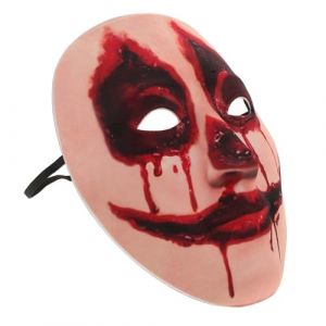 Ipetboom masque transparent autocollant de tatouage de visage d'halloween masque de purge d'halloween effrayant masques masque de pirate masques d'halloween pour femmes masque fantôme Eva (hikarish, neuf)