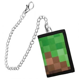 XPEX 1 Pi&egrave;ces Porte Monnaie Enfant Avec Cha&icirc;ne, 12*8*1Cm Portefeuille Enfant Rfid, Orte Monnaie Pour Enfants Pour Gar&ccedil;ons Et Filles, Portefeuille De Dessin Anim&eacute; Avec Fermeture &Eacute;clair (bloc,C) (C) (UAB "DAFUHUA LT", neuf)