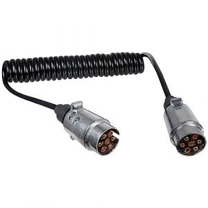 Yuanjoy Rallonge Remorque 7 Broches 2.5 Meter, Faisceau remorque d'extension 7-pin Metal - pr&eacute;-c&acirc;bl&eacute; fiche 7 Pole (Yuanjoy, neuf)