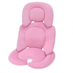 Coussin de Siège pour Poussette, Pliable Respirant Coussin Réducteur de Landau Universel Poussette Coussin Soutien Bébé pour Siège Auto Chaise Haute (Rose) (Little Jump Group, neuf)