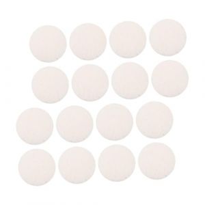 TOYZFRIENDY 20 pi&egrave;ces Lot de Disques D&eacute;maquillants Coton Fibre de Bois &Eacute;ponges Visage Rondes Agr&eacute;ables pour Nettoyage et D&eacute;maquillage Quotidien (Muliuin, neuf)