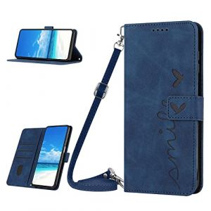 Mo-Somnus Coque pour iPhone 8 Plus/iPhone 7 Plus/iPhone 6S Plus/iPhone 6 Plus (5,5 Pouce), Etui en Cuir PU Portefeuille Antichoc Flip pour iPhone 8 Plus avec lani&egrave;re [Fonction Support] - Bleu (Mo-Beauty EU Store, neuf)