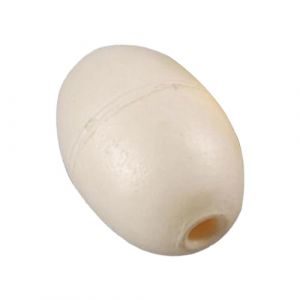 Bouée Flottante en Forme d'olive, Bouée de Corde, Bouée de Marqueur D'ancre Flottante, Boule Flottante de Bouée, pour L'ancre de Kayak Ou de Bateau, Flotteur d'eau pour Bateau Marin, Blanc (Harilla, neuf)