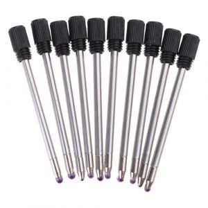10pcs Ballpoint Metal Recharge Pour Stylo Multifonction Rempla&ccedil;able Ballpoint Pen REFILLS METAL REACLILL POUR TWIST ACTION CARTRIDGES D'&Eacute;CRIT (HEziej, neuf)