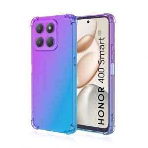 HONLEN Coque pour Honor 400 Smart (4G/5G) / Honor X7d &Eacute;tui, (6.77" inches) Transparente D&eacute;grad&eacute;e TPU Silicone Quatre Coins Renfort d'angle Case (HONLEN, neuf)