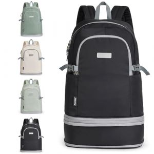 G4Free 35L Grand Sac &agrave; Dos de Sport et Voyage avec Compartiment &agrave; Chaussures et Un Sac Mouill&eacute; pour Femmes Hommes pour Les D&eacute;placements Sportifs et Les Voyages (G4Free-Direct, neuf)