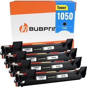 Bubprint 4 XXL Cartouche de Toner Compatible pour Brother TN-1050 pour DCP-1510 DCP-1510E DCP-1512 DCP-1512E DCP-1610W DCP-1612W HL-1110 HL-1110E HL-1112 HL-1210W HL-1211W HL-1212W MFC-1810 MFC-1910W (DruckerpatronenExpress, neuf)