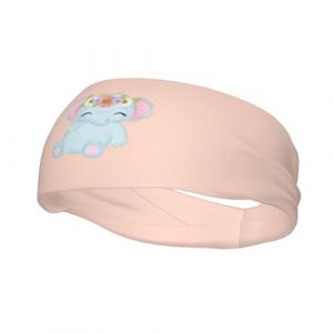 Joli bandeau éléphant avec fleurs pour homme et femme, antidérapant, anti-transpiration, idéal pour la gym, le basket-ball, le yoga (ruianshihuichenjiayouzhanguanliyouxiangongsi, neuf)