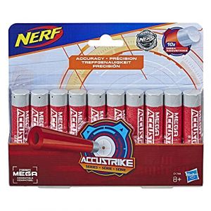 NER Mega Accustrike 10 Dart Refill (Pearl Diffusion, neuf)