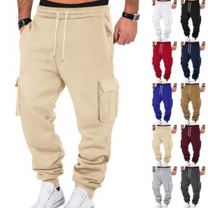 uxxnjfg Pantalon Tactique Homme Travail Cargo Multipoches Pantalon Randonn&eacute;e Homme Chino Grande Taille Baggy Sportswear Slim Imperm&eacute;able Militaire Jogging Jardinage Chantier Surv&ecirc;tement Khaki 3XL (uxxnjfg, neuf)