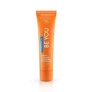 Dentifrice Blanchissant Curaprox – Pour Une Haleine Fraîche Et Des Gencives Saines | Formule Enzymatique, Saveur Gin Tonic Et Kaki, Orange, 60 Ml | Végan, Sans Sls, Fluorure 950 Ppm, Ajr 50 (Curaprox Switzerland, neuf)