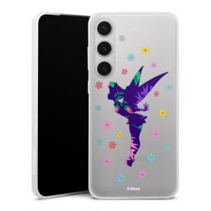 Coque Slim Compatible avec Samsung Galaxy S25 + Etui Silicone Ultra Fine Coque en Silicone Ultra Fine F&eacute;e Clochette Disney Produit sous Licence Officielle (DeinDesign - GmbH, neuf)