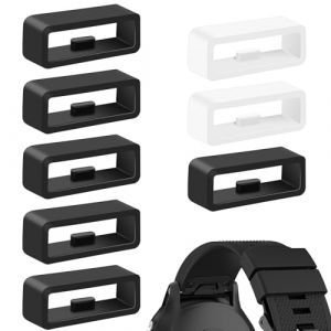 8 Pièces Boucles des Bracelet de Montre compatibles avec Garmin Venu 2 3, Forerunner 265/35/235, Forerunner 945/935/ Vivoactive 4, Support/Fixateur de Remplacement de Bracelet de Montre (YYEnSiNuo, neuf)