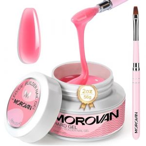 Morovan Gel de Construction UV Pour Ongles - 56ml Pour D&eacute;butants, Rose, Set de Nail Art (DSX BEAUTY, neuf)