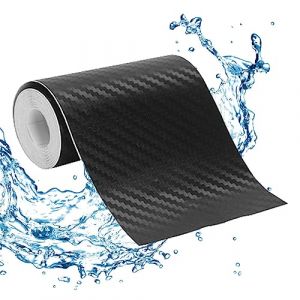 Teksome Film en Carbone &ndash; Film d&eacute;tail Autocollant en serg&eacute; pour Protection v&eacute;lo, Protection Bord porti&egrave;re Voiture en Carbone pour Voiture, Pare-Chocs (tangzkc, neuf)