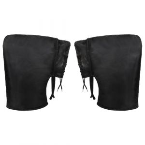 IBLUELOVER Gants de Moto Gant de Poign&eacute;e Hiver &eacute;pais Manchon Couvercle pour Motocyclette V&eacute;lo Cyclisme Scooter Gants Imperm&eacute;able Chauffant Guidon de Protection Gant Chauds Moto Coupe-Vent (Noir-j) (IBlueloveruk, neuf)