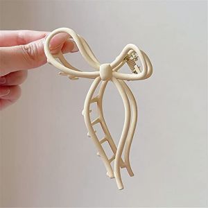 Pinces à cheveux, pinces à griffes, pinces à griffes, pince à cheveux, pince à requin, pince à cheveux creuse de couleur unie for femme, pince à cheveux rétro géométrique en forme de crabe, pince à ch (BcaiBg, neuf)