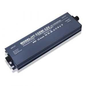 alimentation 12v 12.5A, Transformateur 220V 12V 150W, led driver 12v étanche IP67, Transfo AC à DC, convertisseur 220v 12v, pour CCTV MR16 G4 MR11 GU5.3 Ampoule et Bande Lumineuse LED, Non Dimmable (CYHQ-EU, neuf)