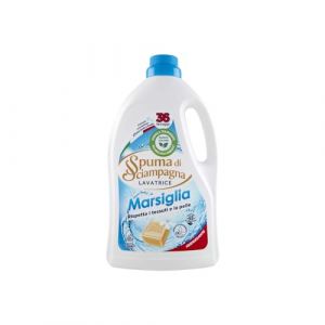 Spuma Di Sciampagna Lessive liquide machine à laver Marseille 36 lavages, 1620 ml (Spesa Moderna, neuf)