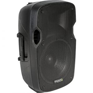 Ibiza - XTK12A - Enceinte Active Plug & Play 12&rdquo;/30cm d&rsquo;Une Puissance de 500W RMS - Tweeters &agrave; Compression, syst&egrave;me Bass Reflex, Module d&rsquo;Amplification, entr&eacute;es Ligne/Micro - Noir (SONO-ENERGIE, neuf)