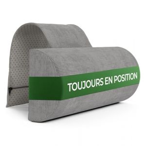 Well B4 Appuie Tete Voiture, Coussins de dou avec contrepoids, 100% Mousse &agrave; m&eacute;moire de Forme, taie d'oreiller Lavable, Coussin Boudin, cale Nuque, Rouleau li&egrave;ge, Coussin Chaise Gamer, Neck Pillow (Well B4 GmbH, neuf)