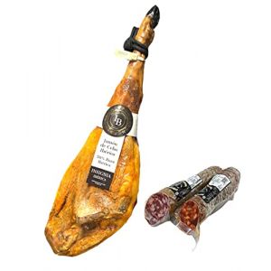 8 Kg Jambon Iberique PATA NEGRA 100% naturel - Originaire de porcs ib&eacute;riques + Chorizo ib&eacute;rique + Saucisse ib&eacute;rique |IBERIC BOX INSIGNIA IBERICA | (UNION CHARCUTERA, neuf)