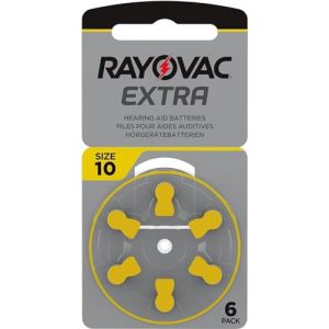 Rayovac Extra Advanced Lot de 60 Piles pour Appareil auditif Taille 10 (Eurocali, neuf)