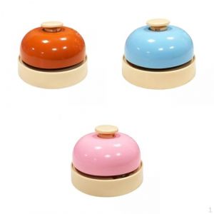 Lot de 3 cloches pour chat, clochette de table, sonnette pour chien, clochette de No&euml;l, clochette de r&eacute;ception pour l'&eacute;cole, sonnette de r&eacute;ception, clochette pour restaurants, h&ocirc;tels, bars, cuisine (TINGJIE-EU, neuf)
