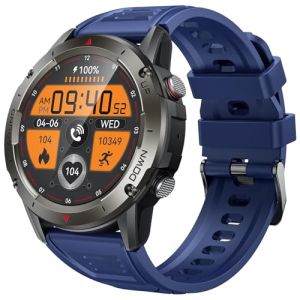 Montre ConnectéE Homme Sport Smartwatch: Appel Bluetooth Smart Watch avec IP68 Waterproof TensiomèTre Moniteur de Santé FréQuence Cardiaque SpO2 Sommeil PodomèTre Fitness Tracker pour Android et iOS (AMANDA KASS, neuf)